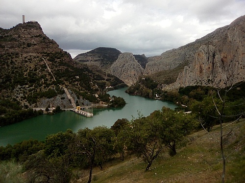 El Chorro und Staudamm El Chorro